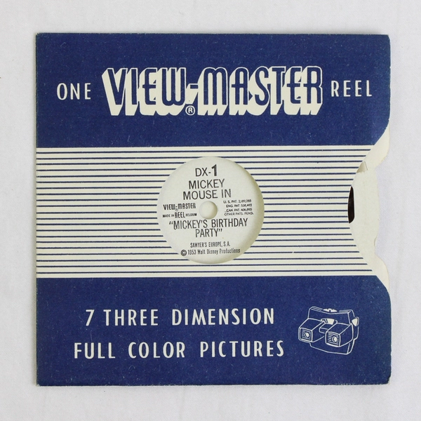 View-Master Disney's Mickey Mouse In Mickey's Birthday Party RP 1045 Reel