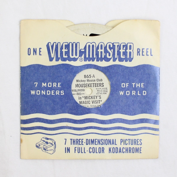  View Master 865A Mickey Mouse Club Mouseketeers, 1956 Reel