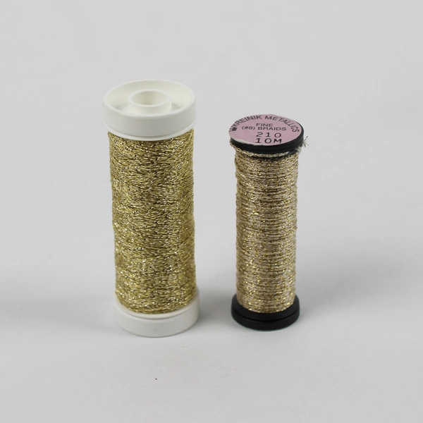 Lot of 5 KREINIK METALLICS Fine Polyester Braids