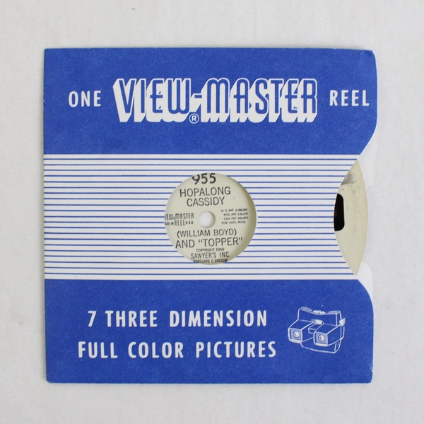 View-Master Reel Vintage Sawyers 1950 Hopalong Cassidy and Topper 955