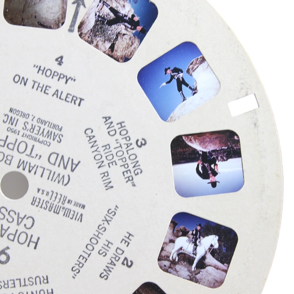 View-Master Reel Vintage Sawyers 1950 Hopalong Cassidy and Topper 955