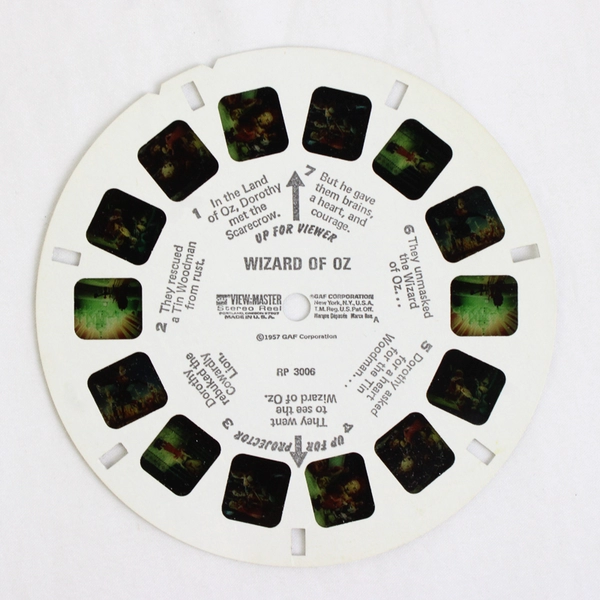 Vintage View-Master Wizard of Oz RP 3006 Reel