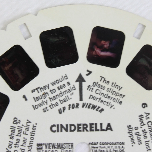 Vintage View-Master Reel RP-1015 Cinderella 1953
