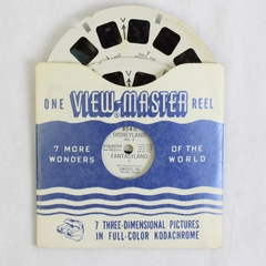 Set of 2 Sawyer's View Master Reels Disneyland Fantasyland 854B 854C