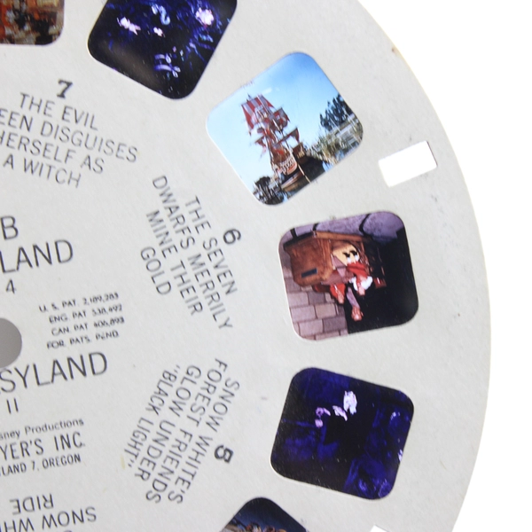 Set of 2 Sawyer's View Master Reels Disneyland Fantasyland 854B 854C