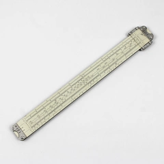Vintage Pickett Metal Slide Rule N 902 White