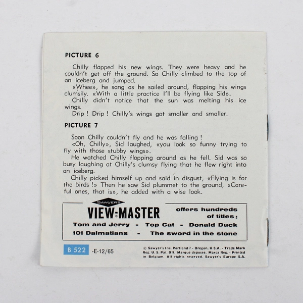 Vintage View Master Woody Woodpecker The Daredevil Booklet B522