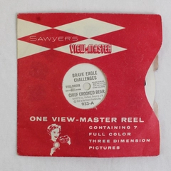 Vintage View Master Brave Eagle Challenges Chief Crooked Bear Reel 1956 933A