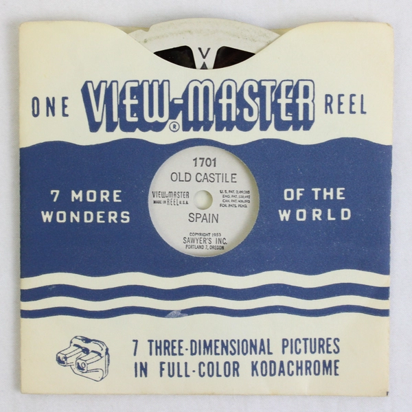 Sawyer's View-Master Old Castile Spain 1953 Reel 1701