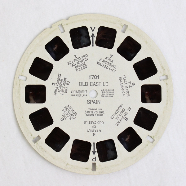 Sawyer's View-Master Old Castile Spain 1953 Reel 1701