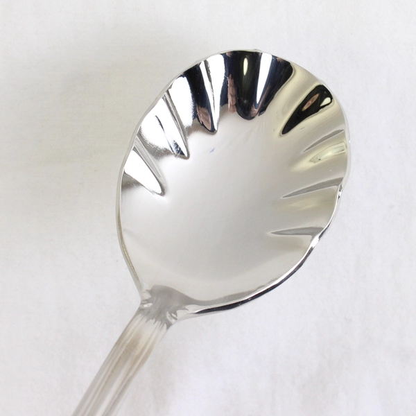 Lot Of 6 Wallace Silver Camden (Stainless) Flatware Sugar Spoons 6.25" Long