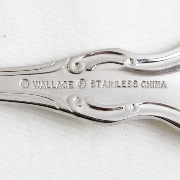 Lot Of 3 Wallace Camden (Stainless) Flatware Cold Meat Serving Forks 9"