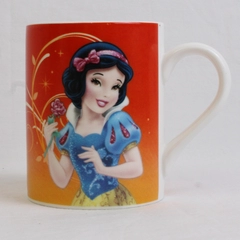 Disney Mug Snow White with Orange and Red Background Small