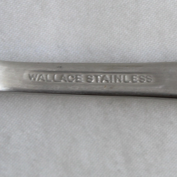 Lot Of 6 Wallace Silver Saybrook (Stainless) Flatware 3 Teaspoons & 3 Forks