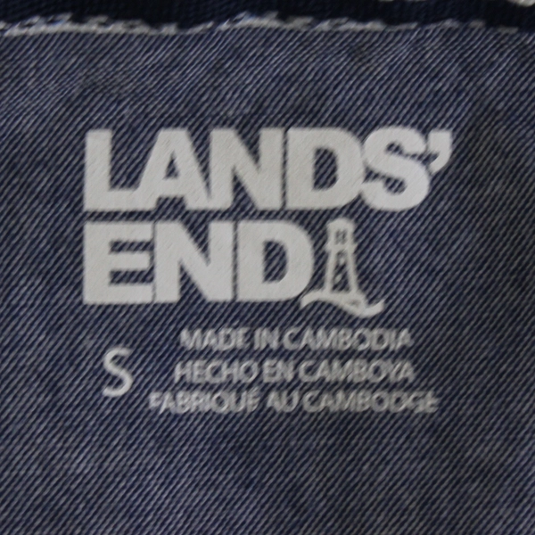 Lands' End Light Blue Short Sleeve Crew Neck T-Shirt Men's Size Small