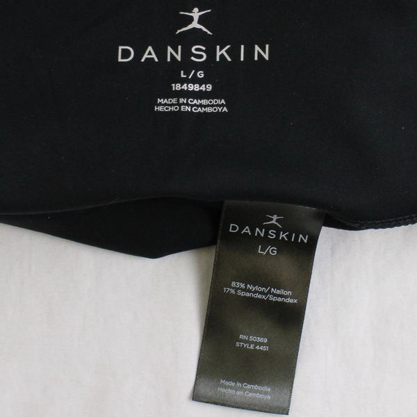Danskin Women's L Black Side Pocket Leggings