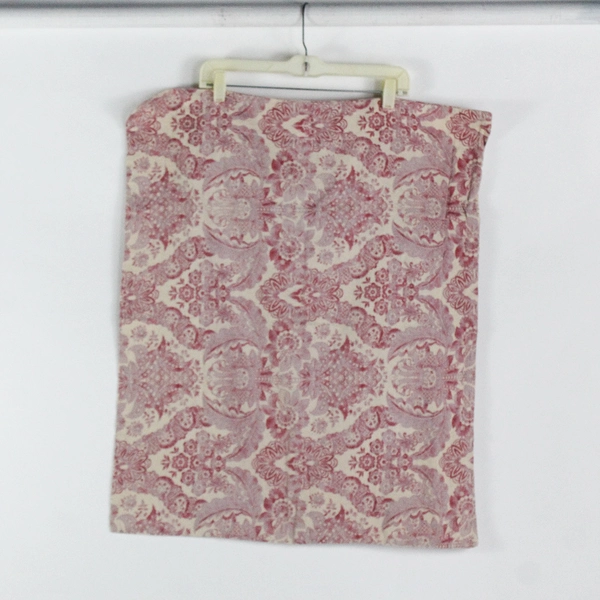 Lot Of 2 Matching Pottery Barn Pink/Cream Floral Standard Pillow Shams 25" x 30"