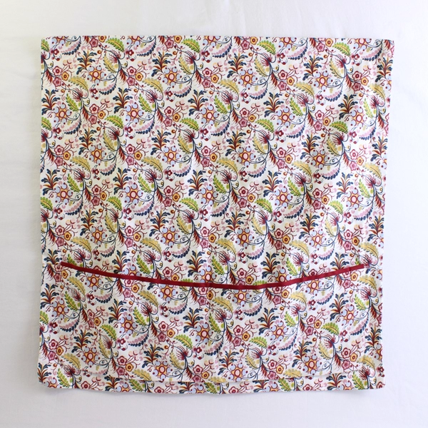 Matching Unbranded Multicolor Floral Square Pillow Sham 22" x 22"