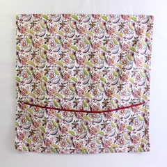 Matching Unbranded Multicolor Floral Square Pillow Sham 22" x 22"