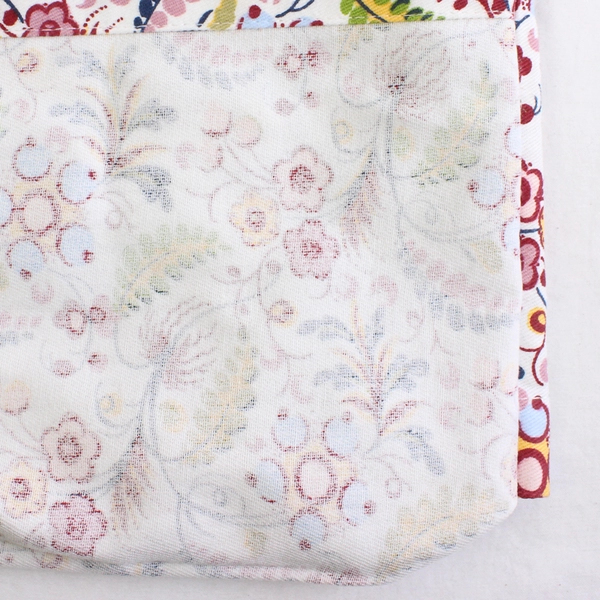 Matching Unbranded Multicolor Floral Square Pillow Sham 22" x 22"