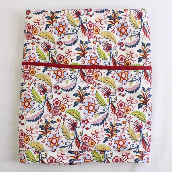 Matching Unbranded Multicolor Floral Square Pillow Sham 22" x 22"