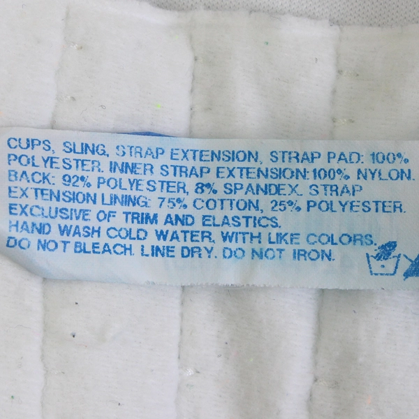 Playtex 18 Hour Solid White T-Shirt Bra Women's Size 38B