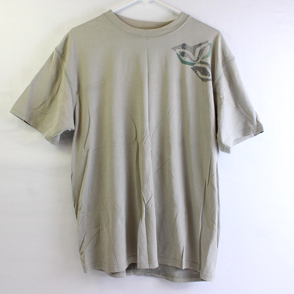 Prana With Logo On Front Light Green Short Sleeve T-Shirt Men's Size L