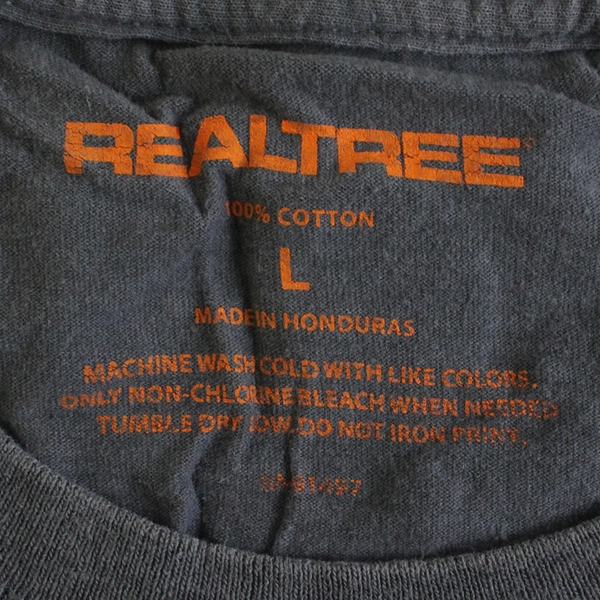 Realtree Camo Realtree Xtra Printed Gray Short Sleeve T-Shirt Men's Size L