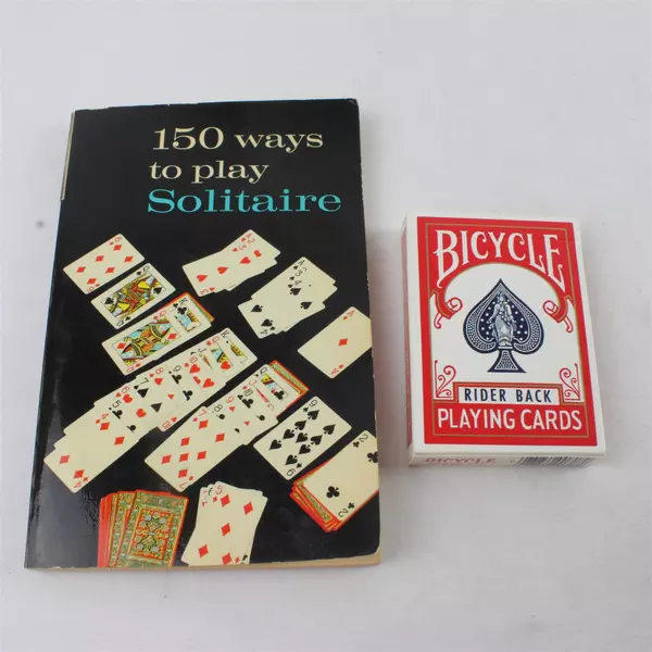 Bicycle Playing Cards Sealed & 150 Ways to Play Solitaire Paperback 