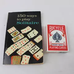 Bicycle Playing Cards Sealed & 150 Ways to Play Solitaire Paperback 