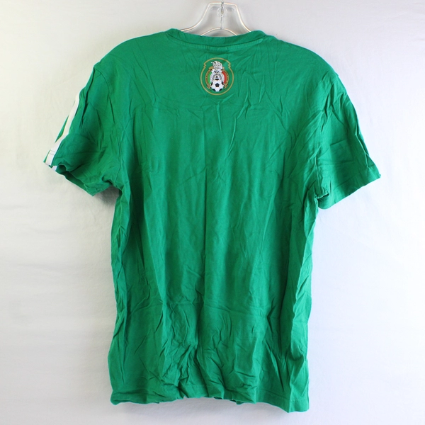 Adidas Mexican Football Federation Green Cotton T-Shirt Adult Size Medium
