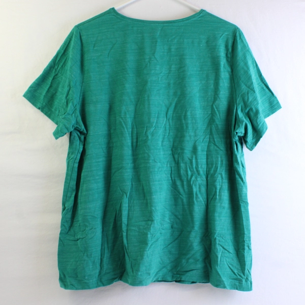 Croft & Barrow Teal Green Short-Sleeve T-Shirt Women's Size 1X