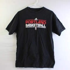 Adidas Portland Basketball Black T-Shirt Men's Size Medium