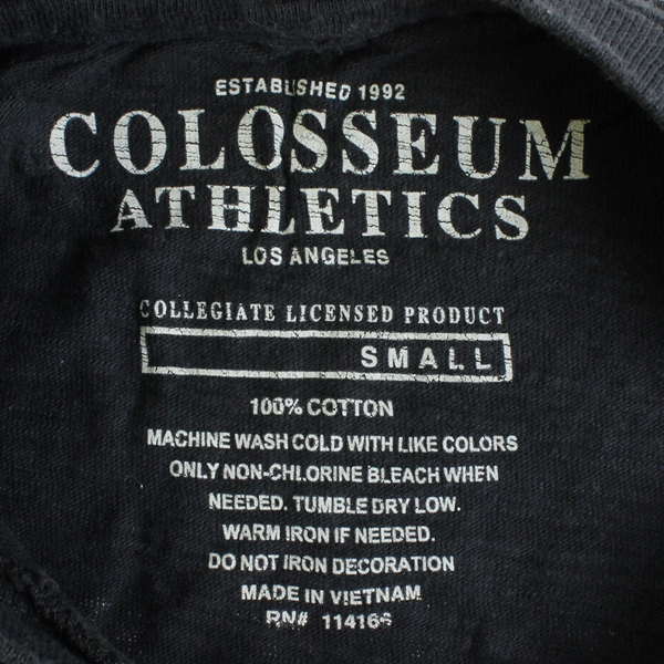 Colosseum Athletics OSU Beavers Charcoal Gray Cotton T-Shirt Adult Size Small