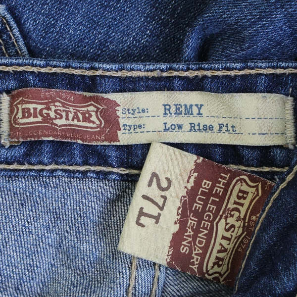 Big Star Remy Medium Wash Low Rise Bootcut Jeans Women's Size 27L