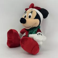 Disney Just Play Minnie Mouse Christmas Bean Bag Plush 9"