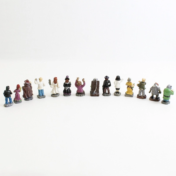 Lot Of 14 Miniature Halloween Figurines 1.75 Inch