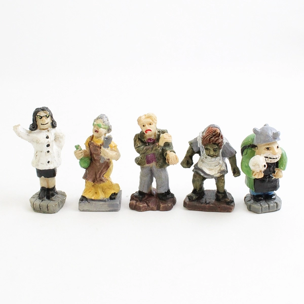 Lot Of 14 Miniature Halloween Figurines 1.75 Inch