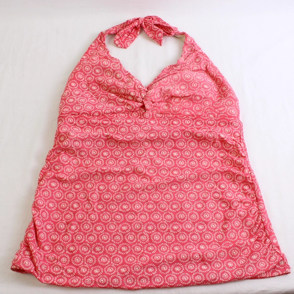 Merona Pink Halter Tankini Top Women's Size Medium