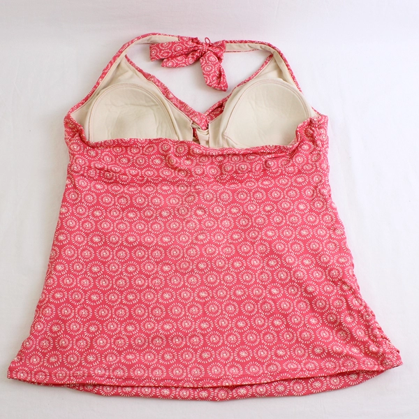 Merona Pink Halter Tankini Top Women's Size Medium