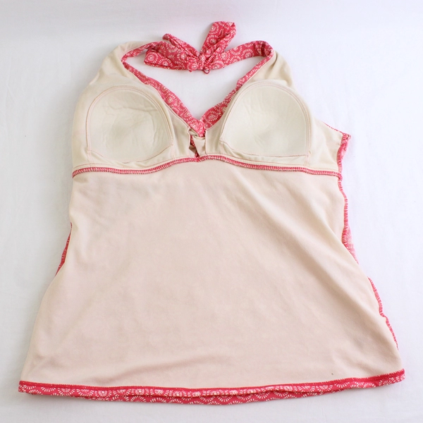 Merona Pink Halter Tankini Top Women's Size Medium