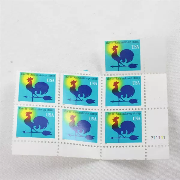 Lot Of 11 Stamps: 4 Harry Truman Cents Stamps & 7 H Rate Make Up Stamps