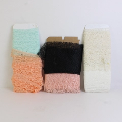 Lot of Lace Trim Scraps Various Colors Crafting Sewing DIY
