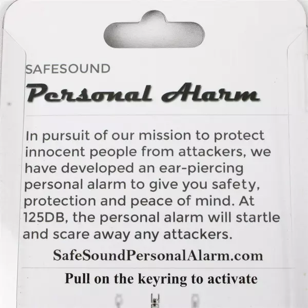 SafeSound Personal Alarm 125dB Self Defense Alarm / Keychain / Siren 125 DB