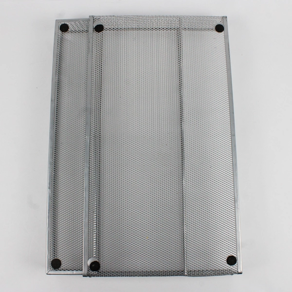 Silver Metal Desk Organizer with separate insert tray, 9" x 16.4"