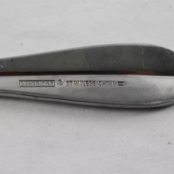 Set of 3 Cambridge Aurora Stainless Serving Tablespoons 8.5" 