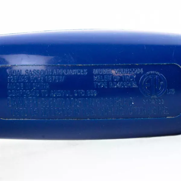 Vidal Sassoon 1875 Blue Hair Dryer VSDR5504 Tested