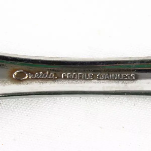 Set of 5 Oneida Galveston Medium Stainless Cold Meat Serving Forks 8.25"