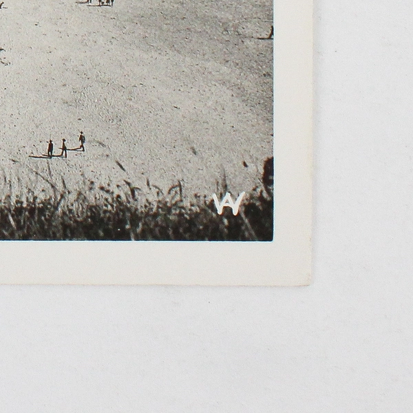 Beach Scene Oceanside Oregon RPPC Postcard EKC Tillamook Coast
