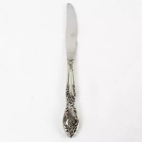 Lot of 9 Oneida Galveston Stainless Modern Hollow Handle Dinner Knives